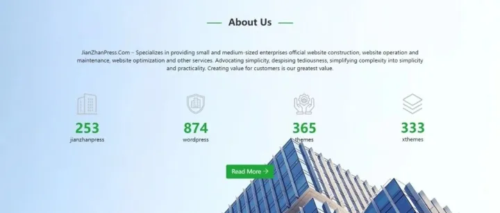 推荐4个高端大气精美的工具和设备wordpress外贸主题