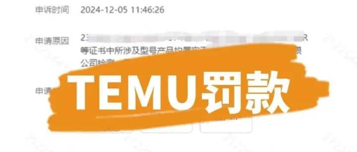 TEMU店铺被罚款12000元的原因找到了！！！