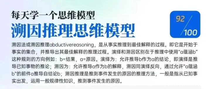 溯因推理思维模型在国际贸易销售中的应用