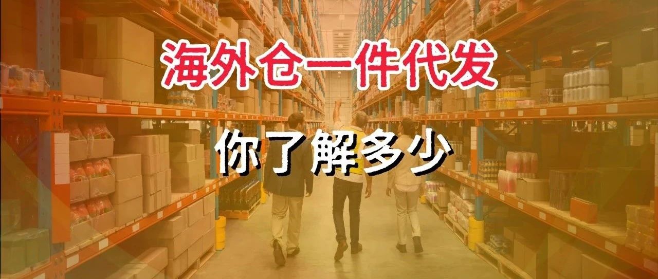 海外仓一件代发，卖家怎样驱使其价值最大化，实现低成本高效率。- 大数跨境