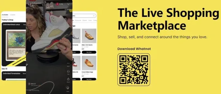 美<em>直播</em>购物市场<em>平台</em>Whatnot：<em>直播</em>+社区+<em>娱乐</em>+购物，让用户开心，将购物<em>娱乐</em>化