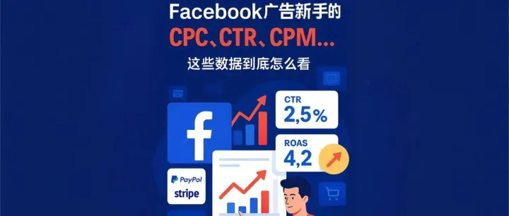 Facebook<em>广告</em>新手的噩梦：CPC、CTR、<em>CPM</em>...这些<em>数据</em>到底怎么看