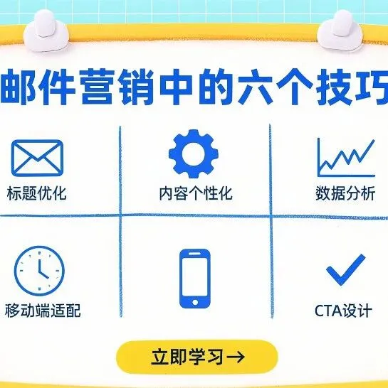 跟上节奏，带你拆解邮件营销中的六个技巧
