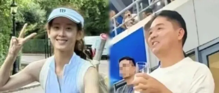 奶茶妹妹素颜惊艳亮相，和刘强东穿情侣款，大秀恩爱