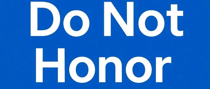 Do Not Honor：支付世界里的“我们不合适”