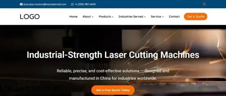 hwp052 Wordpress外贸独立站模板,B2B外贸网站模板