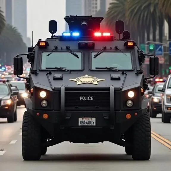 警出动装甲车追捕，交通干道大<em>阻塞</em>