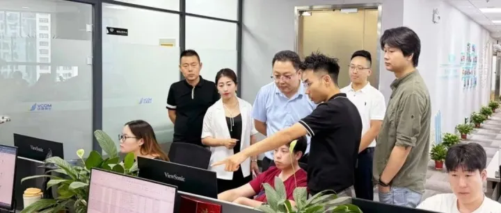 西安市机关服务集团领导莅临沃境控股集团指导跨境电商发展工作