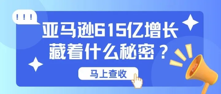 亚马逊615亿增长藏着什么秘密？
