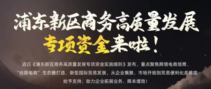 【名额告急】最高50000元！浦东新区出海补贴即将进入倒计时！