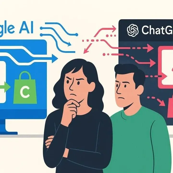 AI三国杀：Google AIO与ChatGPT的品牌推荐，为何天差地别？