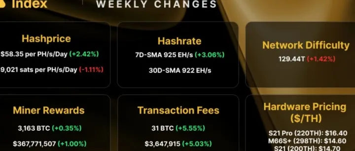 Hashrate Index 每周矿谈（2025年8月11日）