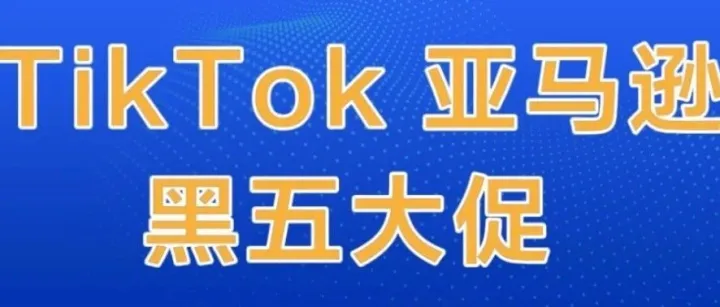 TikTok、亚马逊黑五大促定档，把握关键节点，提前布局！