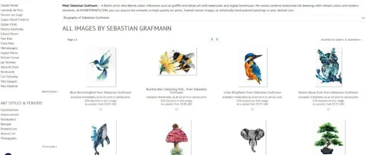 Sebastian Grafmann版权案2025-cv-10464正维权，卖家抓紧排查下架！！！