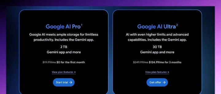 谷歌 Gemini 最新配额详解：免费、Pro、Ultra 到底差在哪？