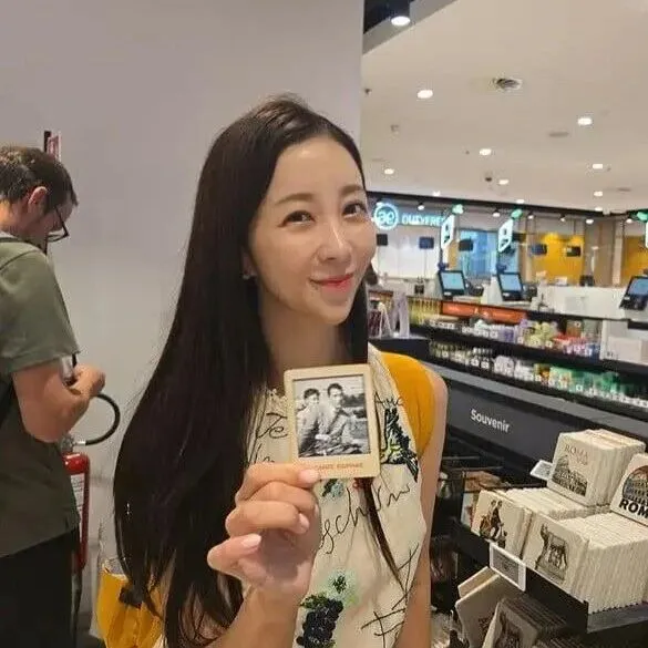 윤정수&원자현, 동반 여행 떠났었다 "오빠랑 행복…우리에<em>게</em> 오래 남길"