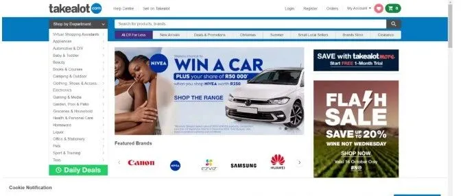 南非最大电商平台Takealot运营指南（含8月底最新紧缺招商类目）