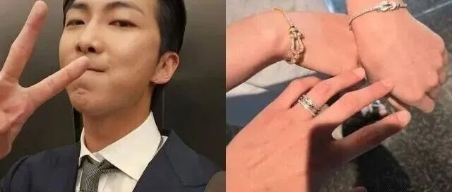 생일 맞은 RM, 왼손약지에 '1천만원 다이아 반지'…"진 형이 <em>선</em><em>물</em> 줌"