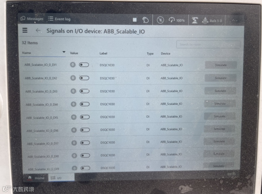 ABB机器人OmniCore C30控制柜IO模块DSQC1030通讯配置和接线图- 大数跨境
