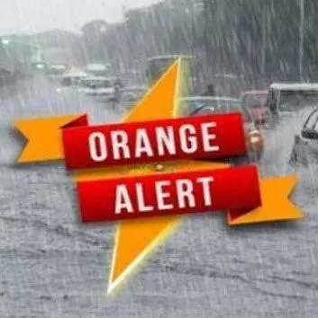 Orange Alert Issued for Heavy Rainstorms in <em>Multiple</em> Regions