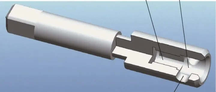 攻螺纹专用分体焊接式加长转接套加工方案