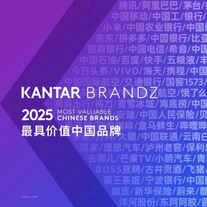 2025年最具价值中国品牌100强榜单及报告