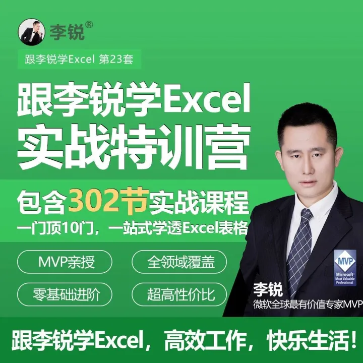 【特价】302节Excel实战特训营