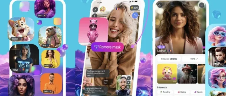 带着一张“AI脸”角色扮演，视频社交应用还能这么玩？