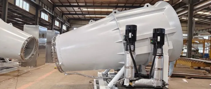 新疆煤矿堆煤车间FCF-80型固定式远程射雾器 防寒防爆型除尘雾炮机