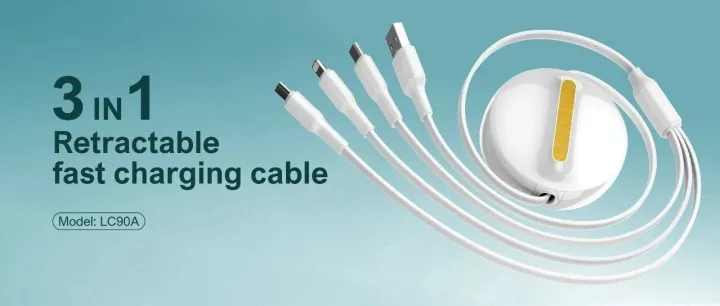 【New】LC90A:One gentle <em>pull</em>, powers all your devices.