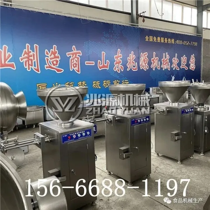 全自动灌肠设备，<em>肉</em>泥<em>肉</em>块液压灌肠机，<em>红</em>肠自动灌肠打结机器