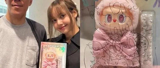 '재벌 3세&' 리사, 라부부 유행시키더니…한정<em>판</em> <em>선</em><em>물</em>받았다