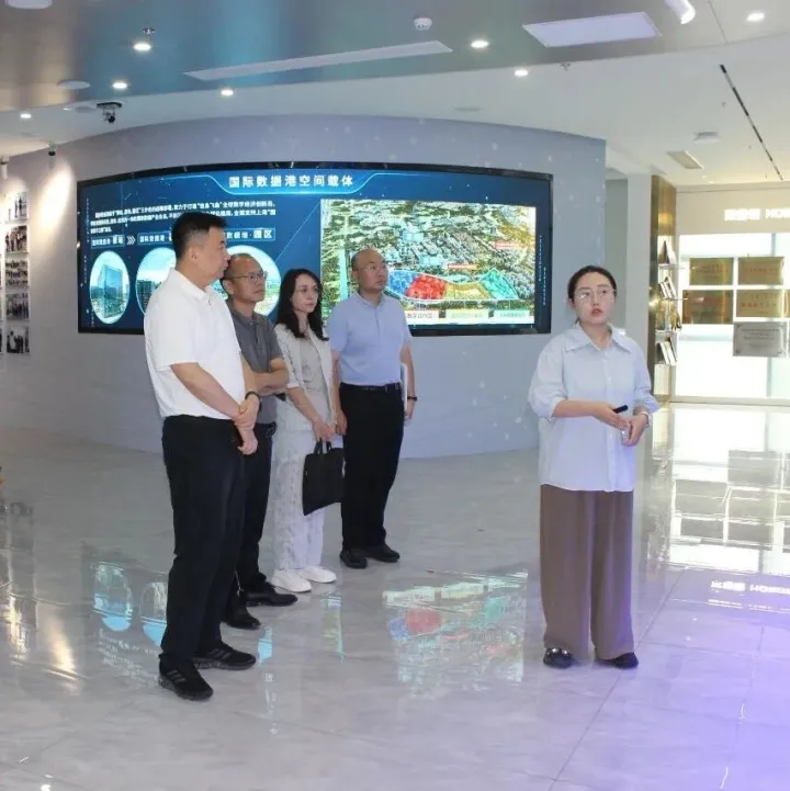 北京市商务局副局长石崇远一行赴跨境数科公司参观调研