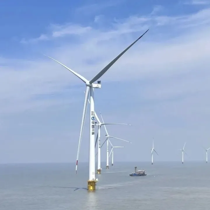 上海市单体容量最大海上风电项目全容量并网发电