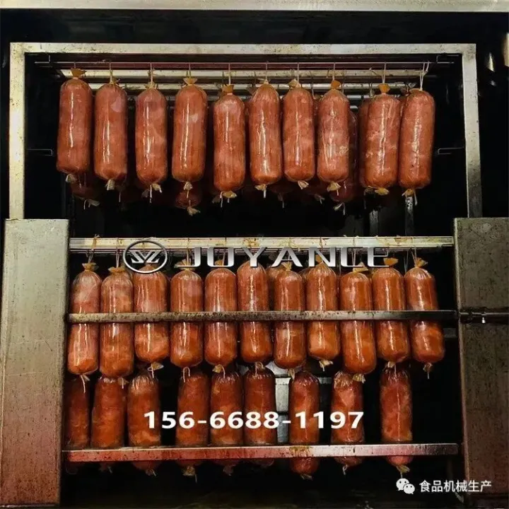 老火腿烟熏箱，全自动红肠烟熏机厂家