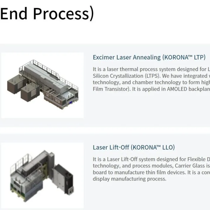韩国设备供应商AP Systems获维信诺V5项目订单！