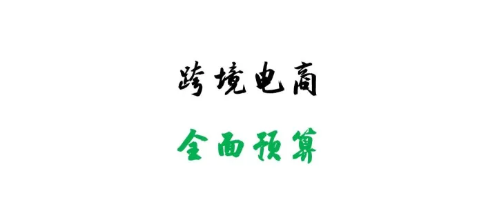跨境电商：全面预算实操模版