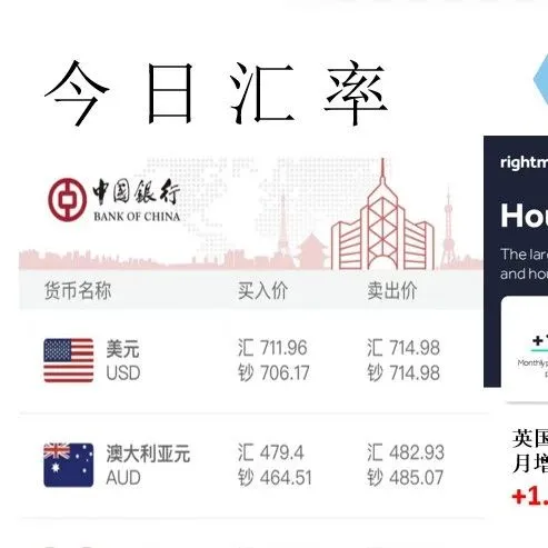 【今日汇率】英镑汇率9.6