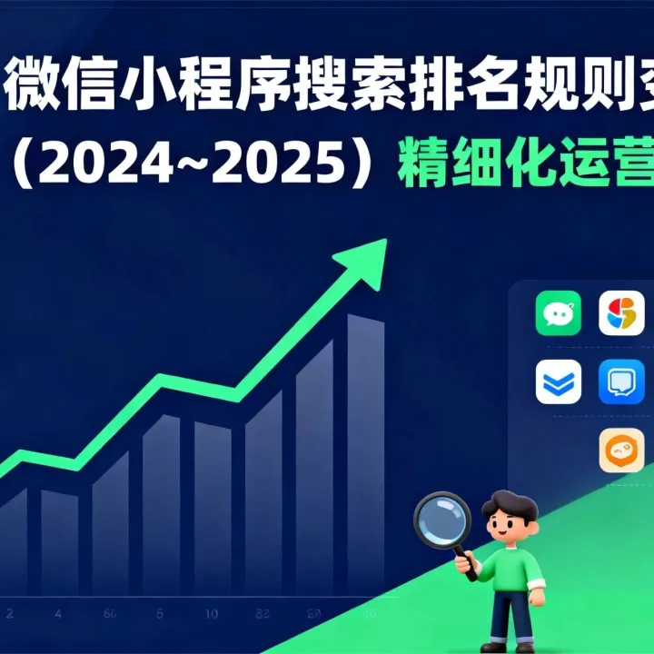 微信小程序搜索排名规则变化逻辑（2024~2025）玩的越精细，系统对你越好！