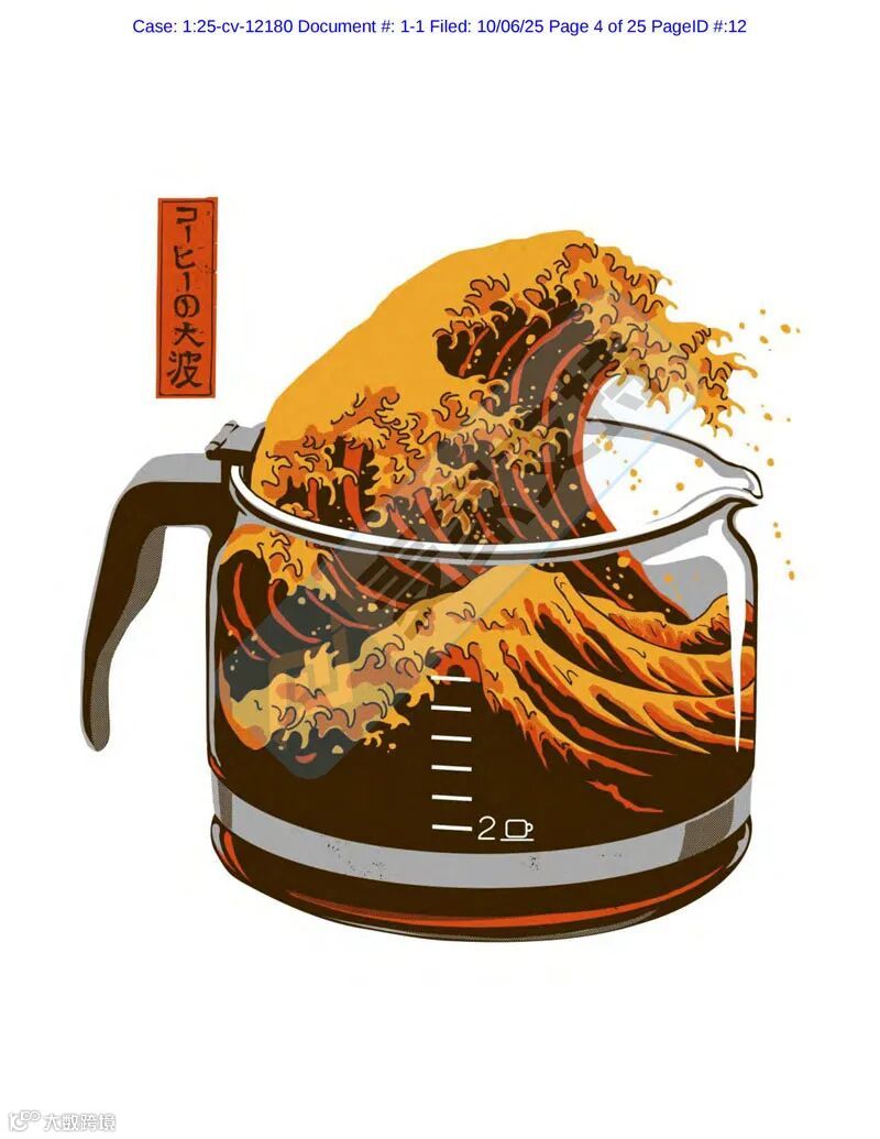 5-cv-12180，keith案件写到崩溃之抽象艺术维权篇！TRO获批在即！"