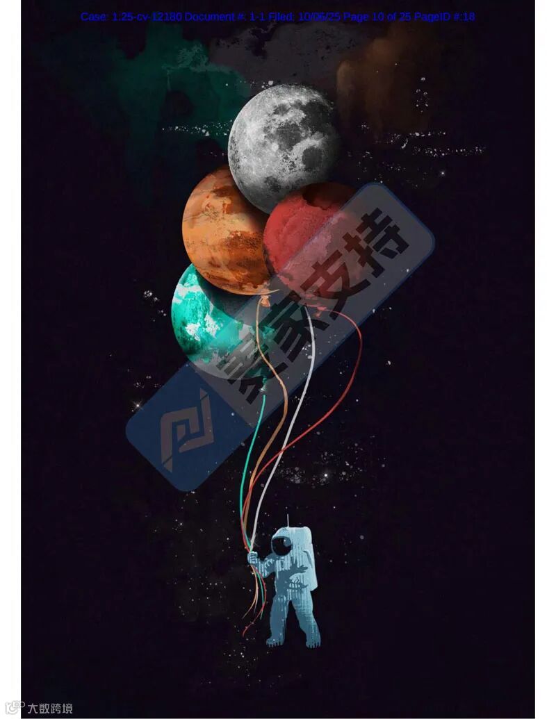 5-cv-12180，keith案件写到崩溃之抽象艺术维权篇！TRO获批在即！"