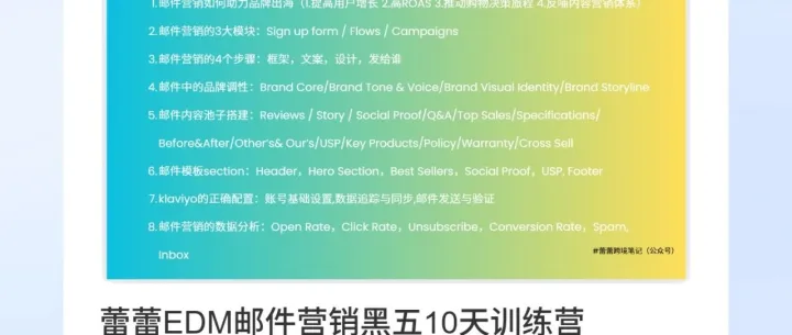 黑五邮件营销紧急训练营 | 抢收季，今年最后一波高转化红利！