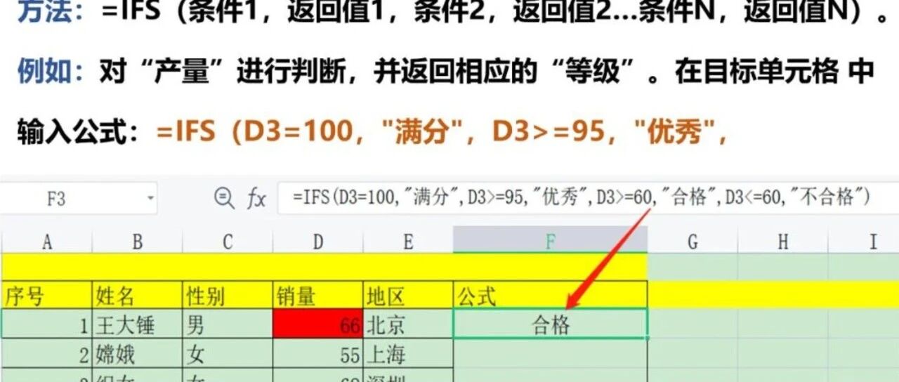Excel多重判断技巧:ifs函数怎么写多个条件?- 大数跨境