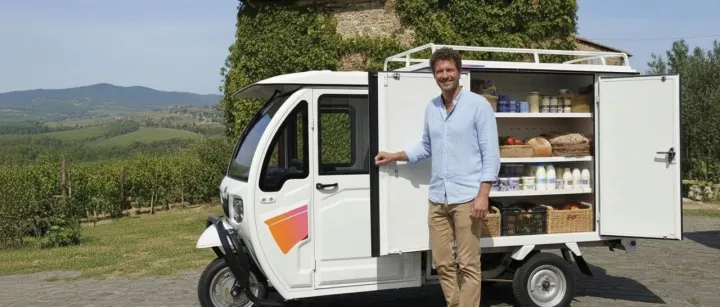 ETrike Mini Truck: <em>Efficient</em> Overseas Urban Delivery.