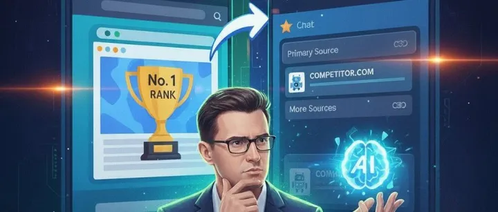 为什么你的Google排名第一，AI却在推荐你的对手?