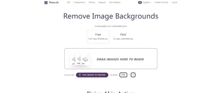 Pixian AI - 人工智能图片处理工具