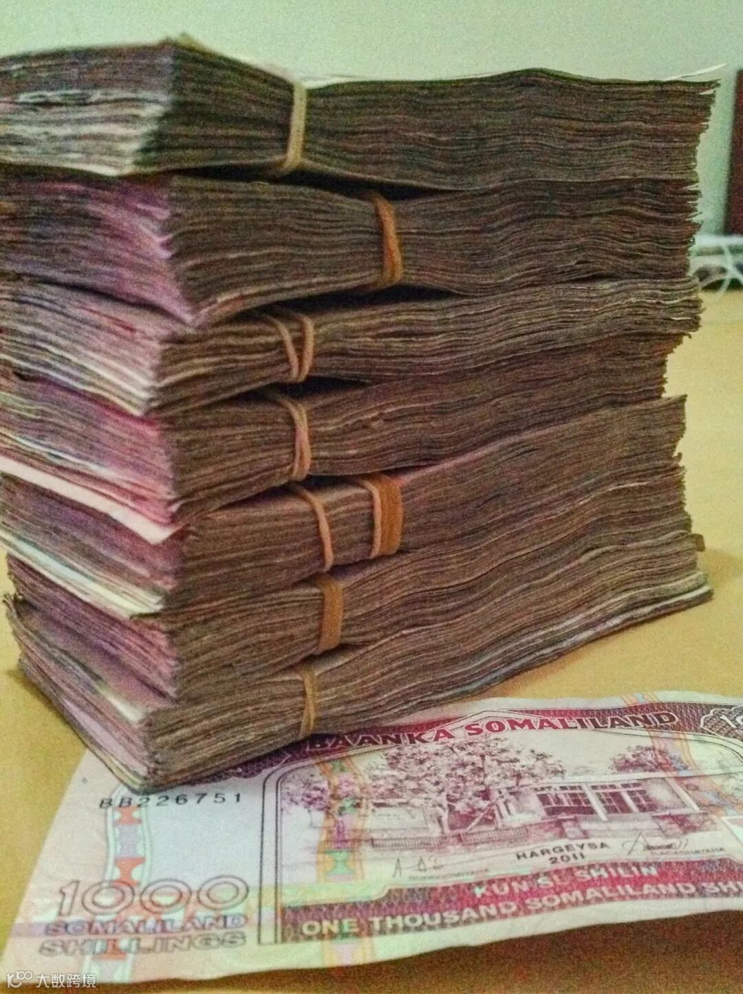 索马里兰：钞票一捆一捆摆在街上无人过问，银行用手推车运钱不用安保- 大数跨境