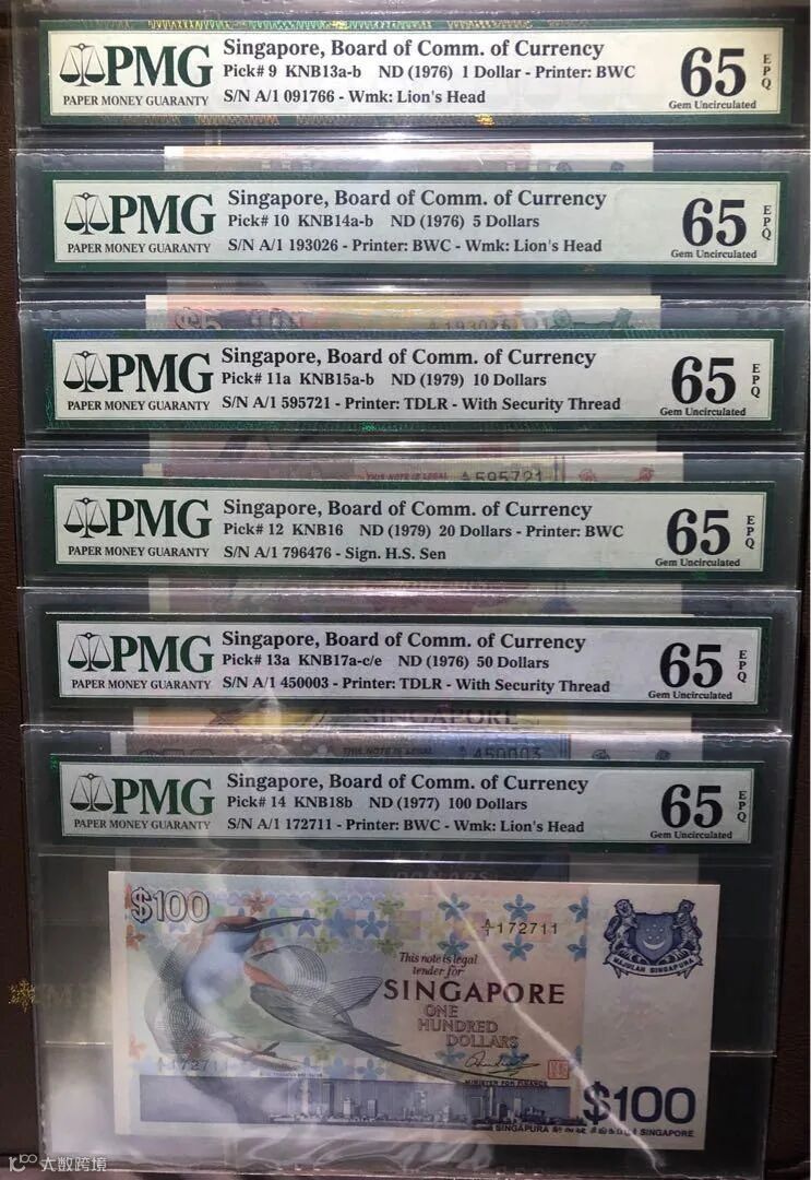 如果你家有这样的新加坡纸币，就发财了！最高价值$3000+- 大数跨境