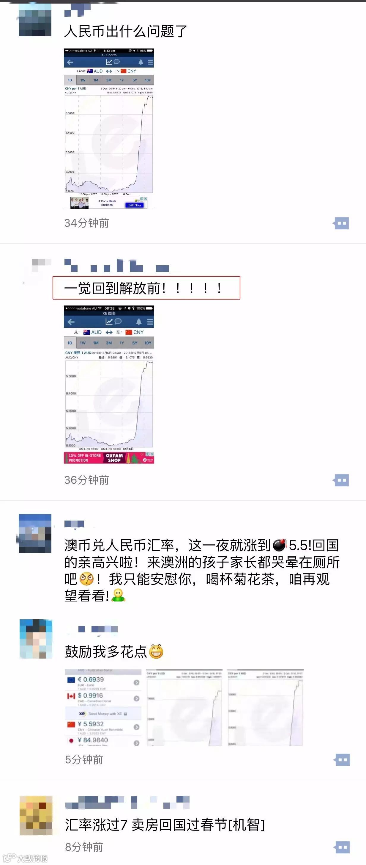 一觉醒来，澳元对人民币汇率一夜暴涨？！上班族“一夜暴富”，学生党要“收拾东西回家”，真相居然是这样。。。- 大数跨境