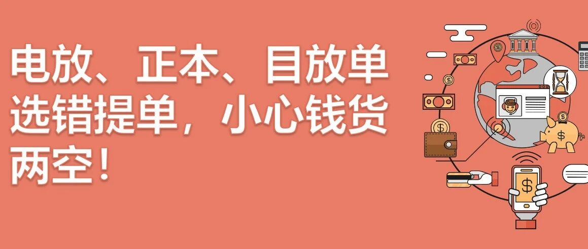 电放、正本、目放单:选错提单,小心钱货两空!- 大数跨境